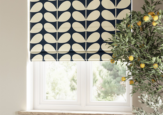 Orla Kiely Jumbo Solid Stem, Whale - Twist&Fit Roman Blind - Image 5